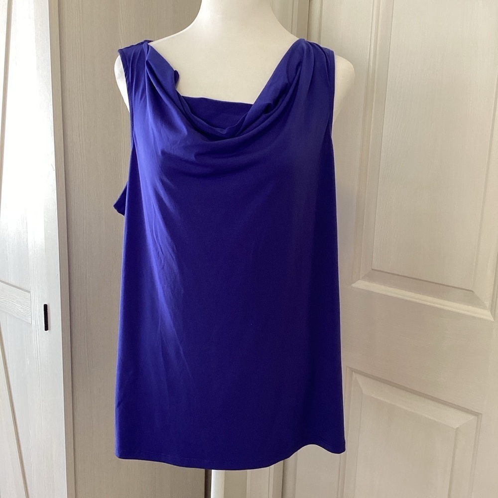 Jaclyn Smith Royal Blue Tank Top Sz L